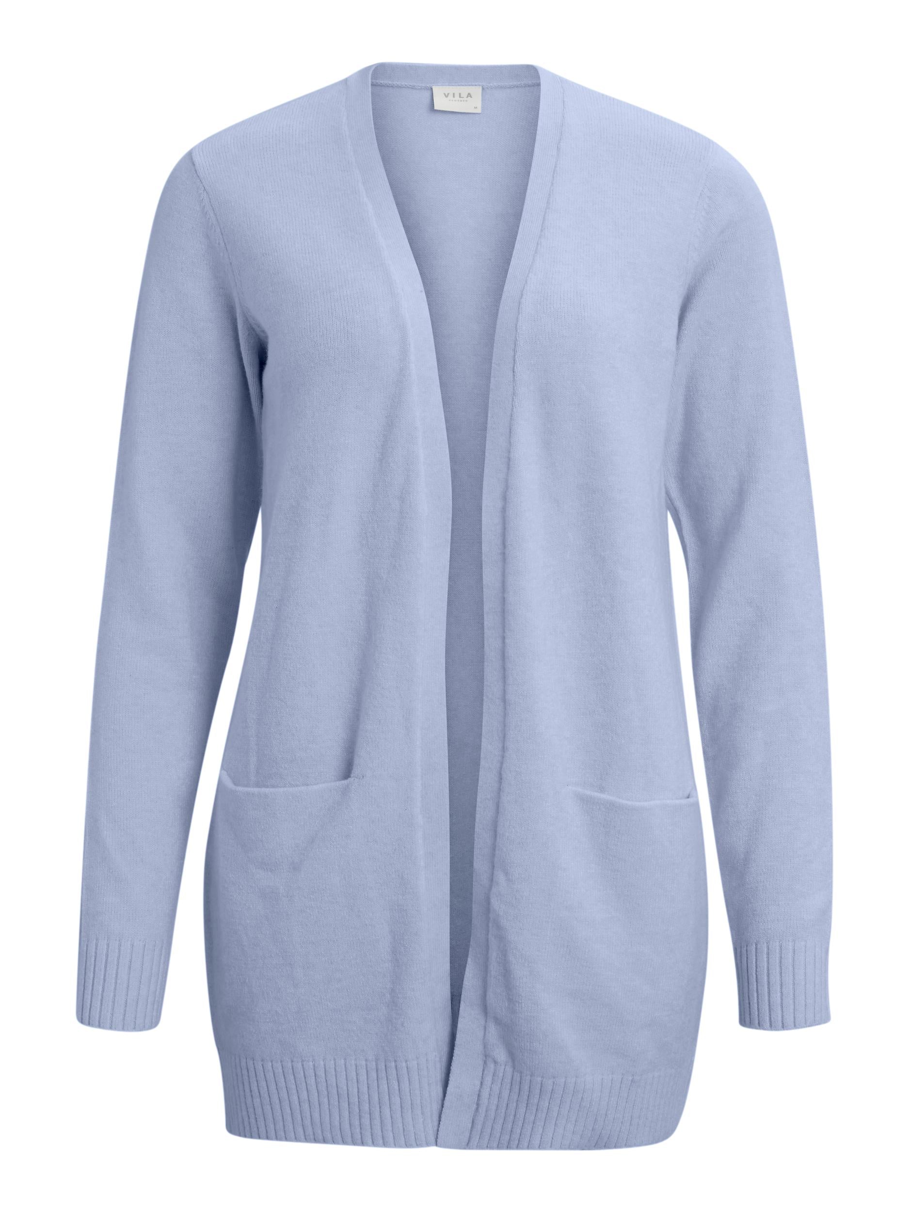 Viril Open Knit, cardigan - Kentucky Blue